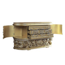 Vatican 73" Server, Champagne Silver Finish Acme