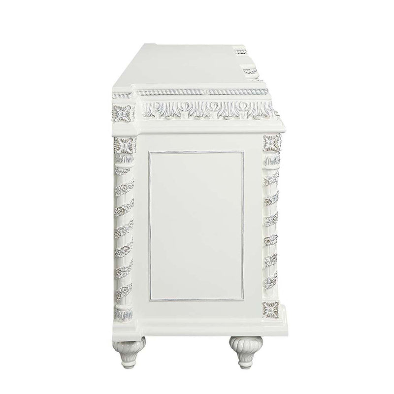 Vanaheim 81" Server, Antique White Finish Acme
