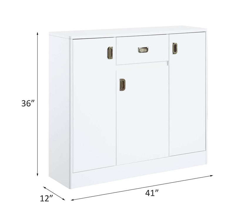 Pagan 41" Server, White High Gloss Finish Acme
