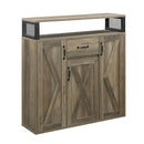 Abiram 39" Server, Rustic Oak Finish Acme
