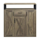 Abiram 39" Server, Rustic Oak Finish Acme