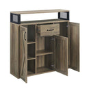 Abiram 39" Server, Rustic Oak Finish Acme