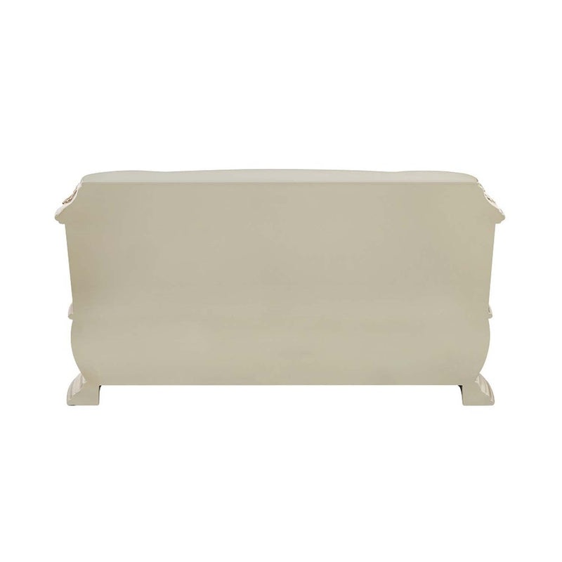 Danae 77" Server, Champagne & Gold Finish Acme