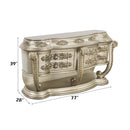 Danae 77" Server, Champagne & Gold Finish Acme