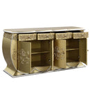 Bernadette 76" Server, Gold Finish Acme