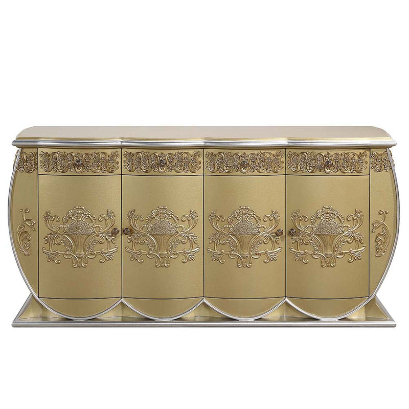 Bernadette 76" Server, Gold Finish Acme