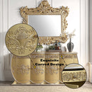 Bernadette 76" Server, Gold Finish Acme