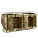 Bernadette 76" Server, Gold Finish Acme
