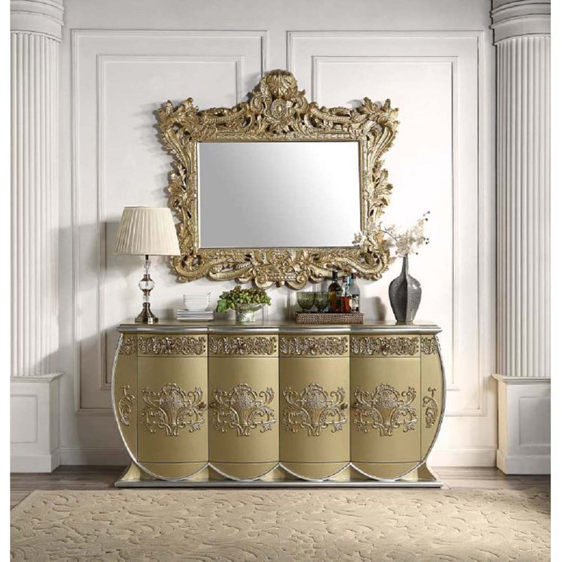 Bernadette 76" Server, Gold Finish Acme