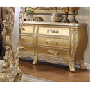 Cabriole 74" Server, Gold Finish Acme