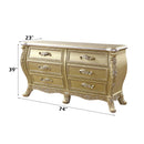 Cabriole 74" Server, Gold Finish Acme