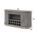 Adalynn 65" Server, Weathered Gray Oak Finish Acme