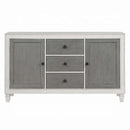 Katia 70" Server, Rustic Gray & Weathered White Finish Acme