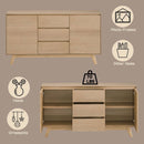 Kasem 55" Server, Oak Finish Acme