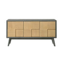 Blayde 59" Server, Light Gray & Natural Finish Acme