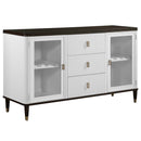 Carena 62" Server, White & Brown Finish Acme