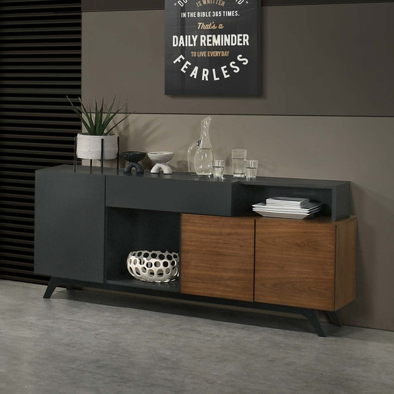 Destin 67" Server, Walnut Finish Acme