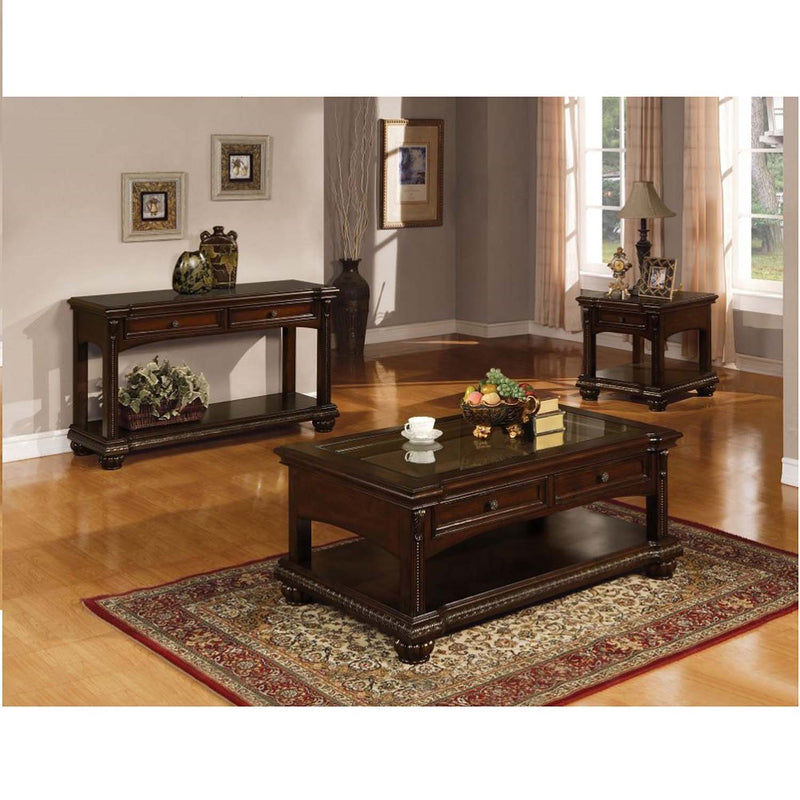 Anondale 54" Sofa Table, Cherry Finish Acme