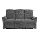 Treyton 76" Motion Sofa, Gray Chenille Acme