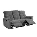 Treyton 76" Motion Sofa, Gray Chenille Acme