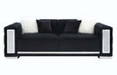 Trislar 94" Sofa w/4 Pillows, Black Velvet Acme