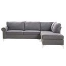 Melvyn 100" Sectional Sofa, Gray Fabric Acme