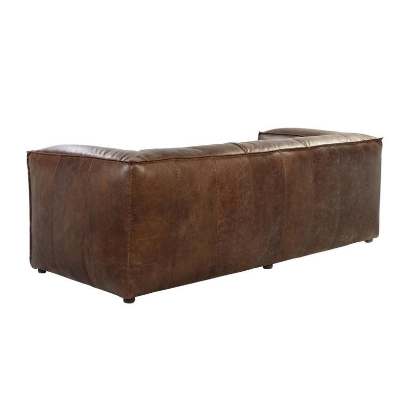 Brancaster 98" Sofa, Retro Brown Top Grain Leather Acme