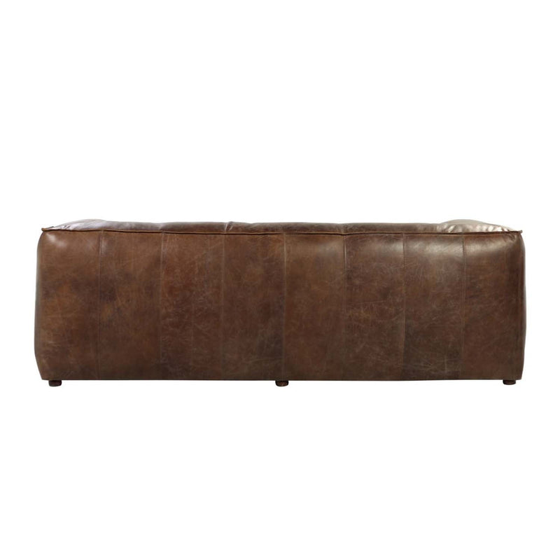 Brancaster 98" Sofa, Retro Brown Top Grain Leather Acme