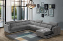Alwin Modular - Lf 72" Sofa, Dark Gray Fabric Acme
