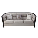 Zemocryss 85" Sofa w/3 Pillows, Beige Fabric Acme