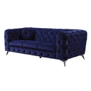 Atronia 90" Sofa, Blue Velvet Acme