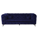 Atronia 90" Sofa, Blue Velvet Acme