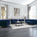 Atronia 90" Sofa, Blue Velvet Acme