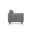 Radwan 83" Sofa, Pesto Green Leather Acme