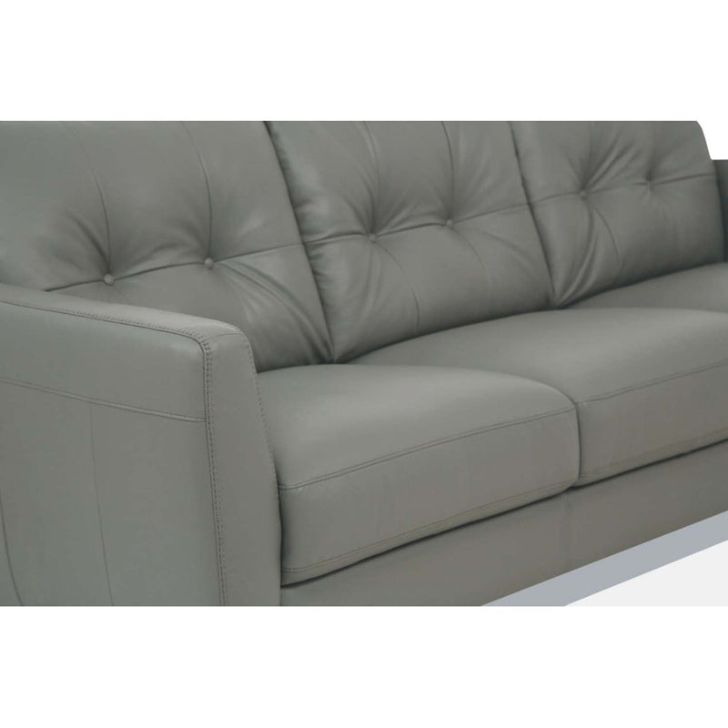 Radwan 83" Sofa, Pesto Green Leather Acme