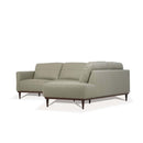 Tampa 103" Sectional Sofa, Airy Green Leather Acme