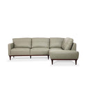 Tampa 103" Sectional Sofa, Airy Green Leather Acme