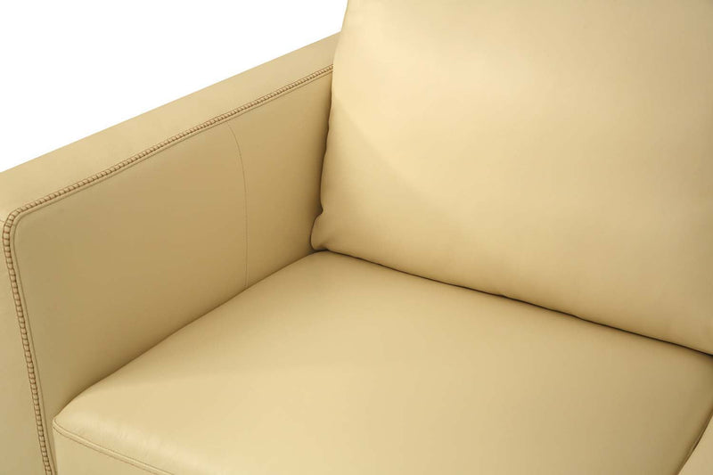 Malaga 83" Sofa, Cream Leather Acme