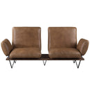 Narech 88" Sofa w/Swivel, Nutmeg Top Grain Leather Acme