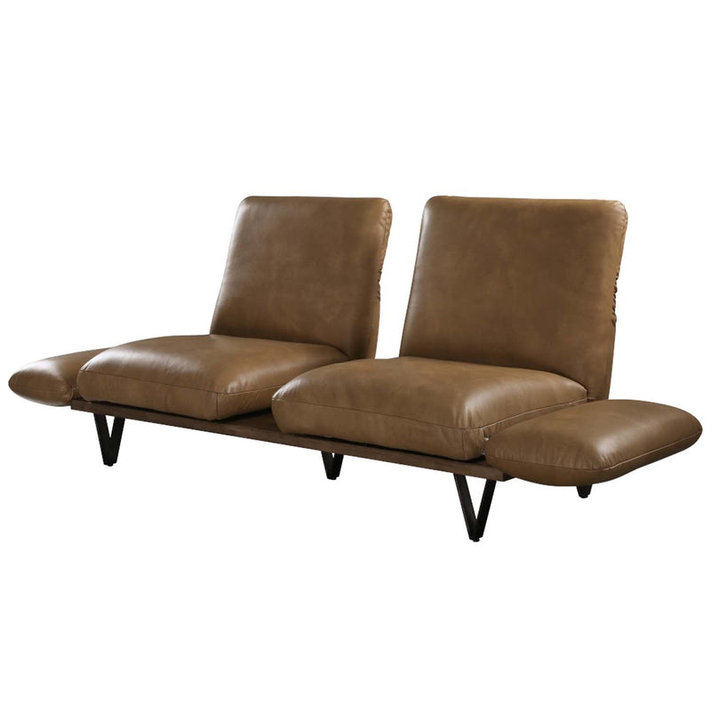 Narech 88" Sofa w/Swivel, Nutmeg Top Grain Leather Acme