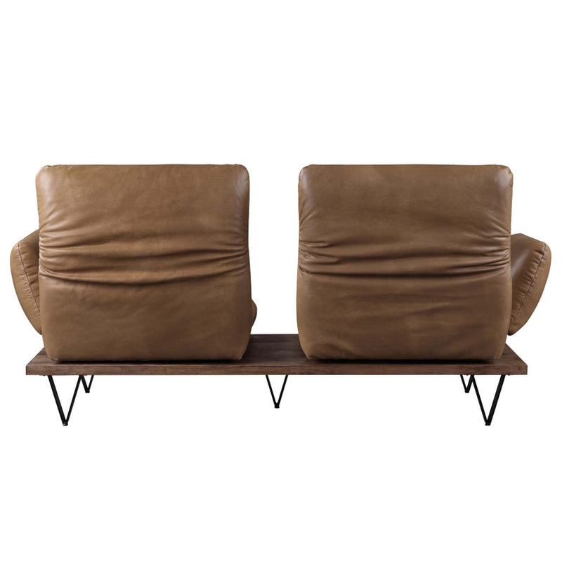 Narech 88" Sofa w/Swivel, Nutmeg Top Grain Leather Acme