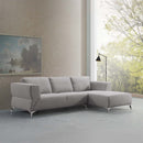 Josiah 137" Sectional Sofa, Sand Fabric Acme