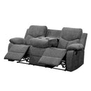 Kalen 82" Motion Sofa, Gray Chenille Acme