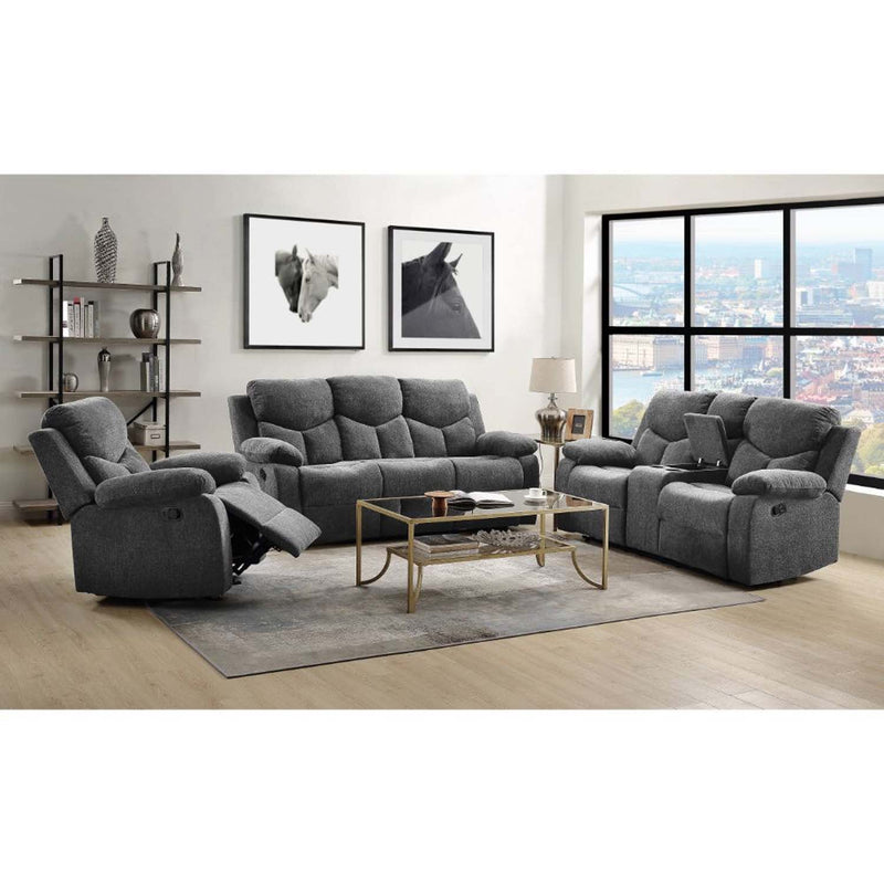 Kalen 82" Motion Sofa, Gray Chenille Acme