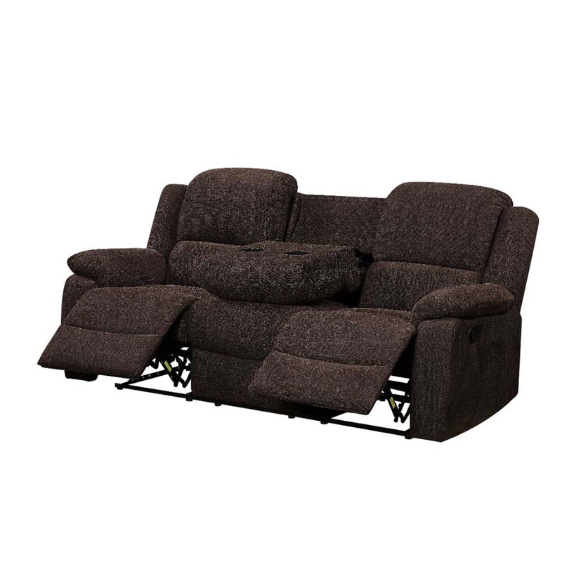 Madden 79" Motion Sofa, Brown Chenille Acme