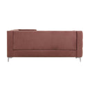 Rhett 109" Sectional Sofa, Coral Velvet Acme