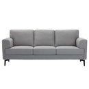 Kyrene 84" Sofa, Light Gray Linen Acme