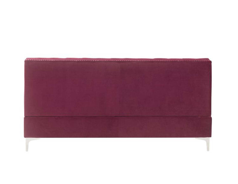 Jaszira Modular - Armless 69" Sofa, Burgundy Velvet Acme