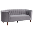 Millephri 81" Sofa, Gray Velvet Acme
