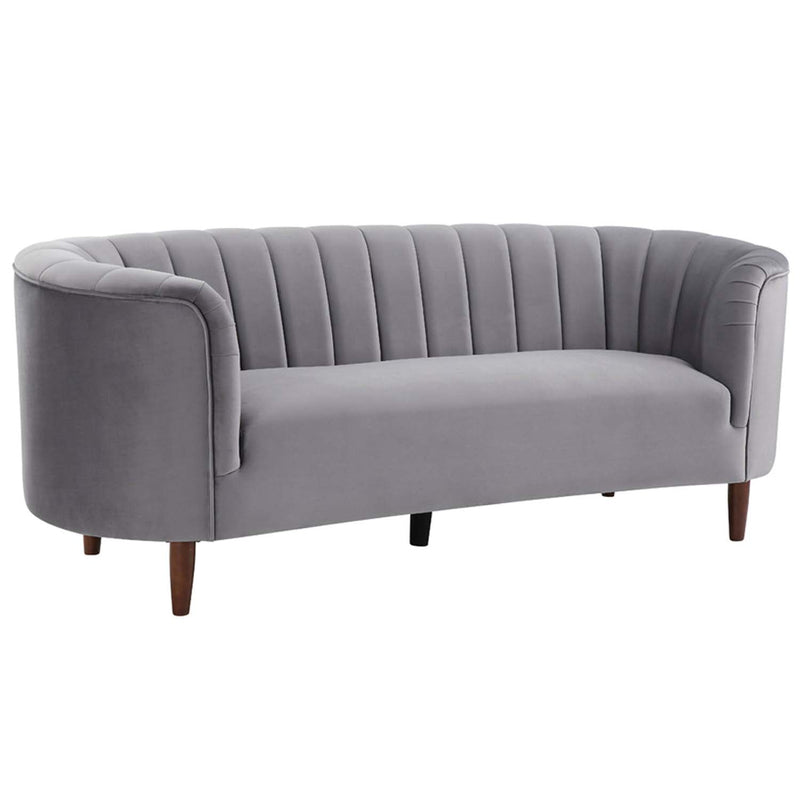 Millephri 81" Sofa, Gray Velvet Acme